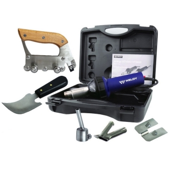 Строительный фен для сварки линолеума ENERGY HT1600, в комплекте с насадками