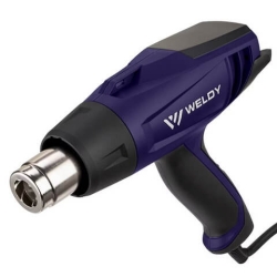Строительный фен Weldy HG 330-B, 230 В / 1,6 кВт, насадки насаживаются (ø 35,5)