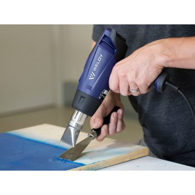 Строительный фен Weldy HG 330-B, 230 В / 1,6 кВт, насадки насаживаются (ø 35,5)