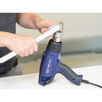 Строительный фен Weldy HG 330-B, 230 В / 1,6 кВт, насадки насаживаются (ø 35,5)