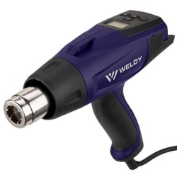 Строительный фен Weldy HG 530-A, 230 В / 2,3 кВт, насадки насаживаются (ø 35,5)