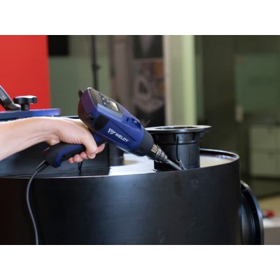 Строительный фен Weldy HG 530-A, 230 В / 2,3 кВт, насадки насаживаются (ø 35,5)