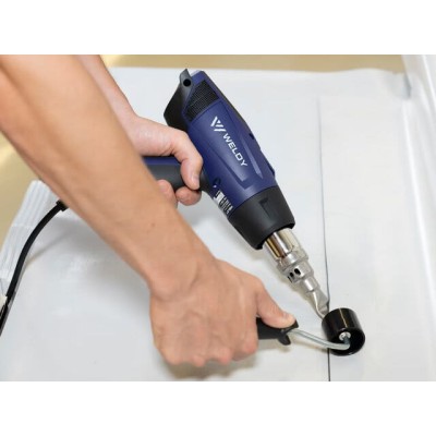 Строительный фен Weldy HG 530-A, 230 В / 2,3 кВт, насадки насаживаются (ø 35,5)