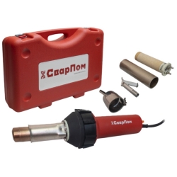 Комплект СП11 для сварки пластика прутком, 230 В / 1,6 кВт, насадки насаживаются (ø 31,5)