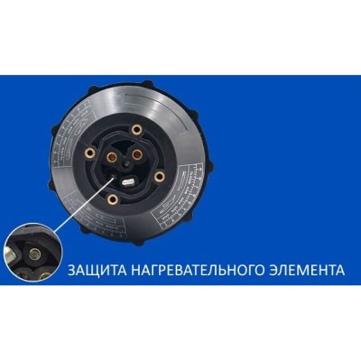Строительный фен Wellre WR1600, 230 В / 1,6 кВт, насадки насаживаются (ø 31,5)