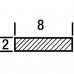 Насадка для сварки прутком в углах 12 х 4,5 мм, Leister, профиль C