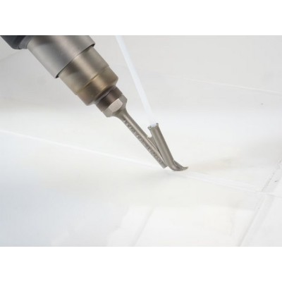 Насадка Leister (М14) для сварки прутком ø 4 мм фторопластов, профиль D