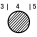Насадка для сварки круглым прутком ø 4 мм, с клином, Leister, профиль D