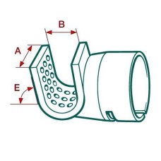 Рефлекторная решетчатая насадка Leister для термоусадки, (ø 36,5) 35 х 20 мм
