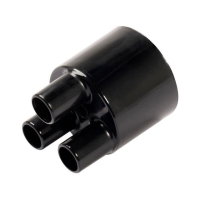 Переходник (ø 38) с тремя воздушными выходами по 14 мм