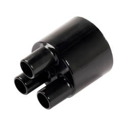 Переходник (ø 38) с тремя воздушными выходами по 14 мм