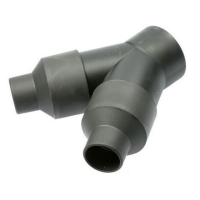 Переходник (ø 60) с двумя воздушными выходами по 38 мм