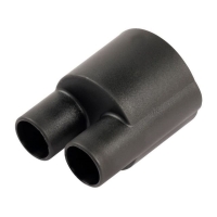 Переходник (ø 38) с двумя воздушными выходами по 19 мм