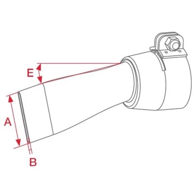 Широкая щелевая насадка Leister, (ø 92) 600 х 4 мм
