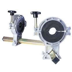 Двойной позиционер для ПЭ труб ø 63 - 180 мм, с вкладышами