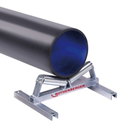 Роликовые опоры Rothenberger для ПЭ труб ø до 500 мм