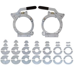 Комплект вкладышей с основными зажимами для ROWELD Р160 Saniline, ø 40 - 125 мм