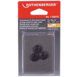 Режущий ролик 70007D (Cu / Al) для трубореза ROTRAC 28/42 Rothenberger, 3 шт